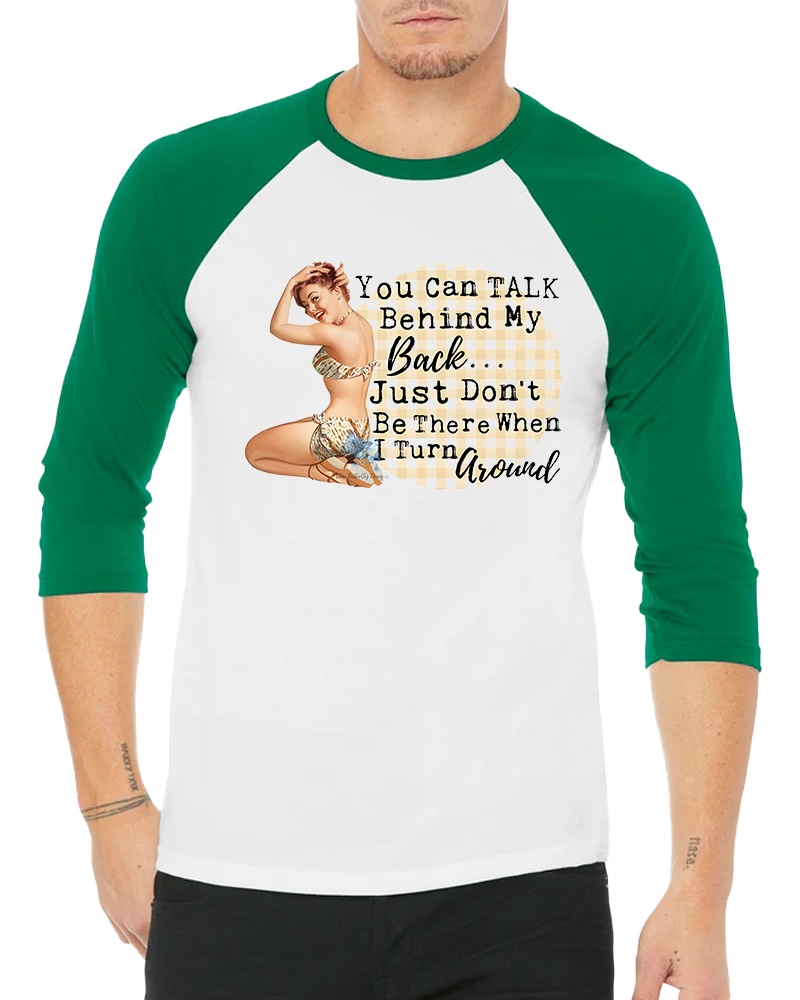 Housewife Sublimation Transfer Long Sleeve Raglan T-Shirt image 6