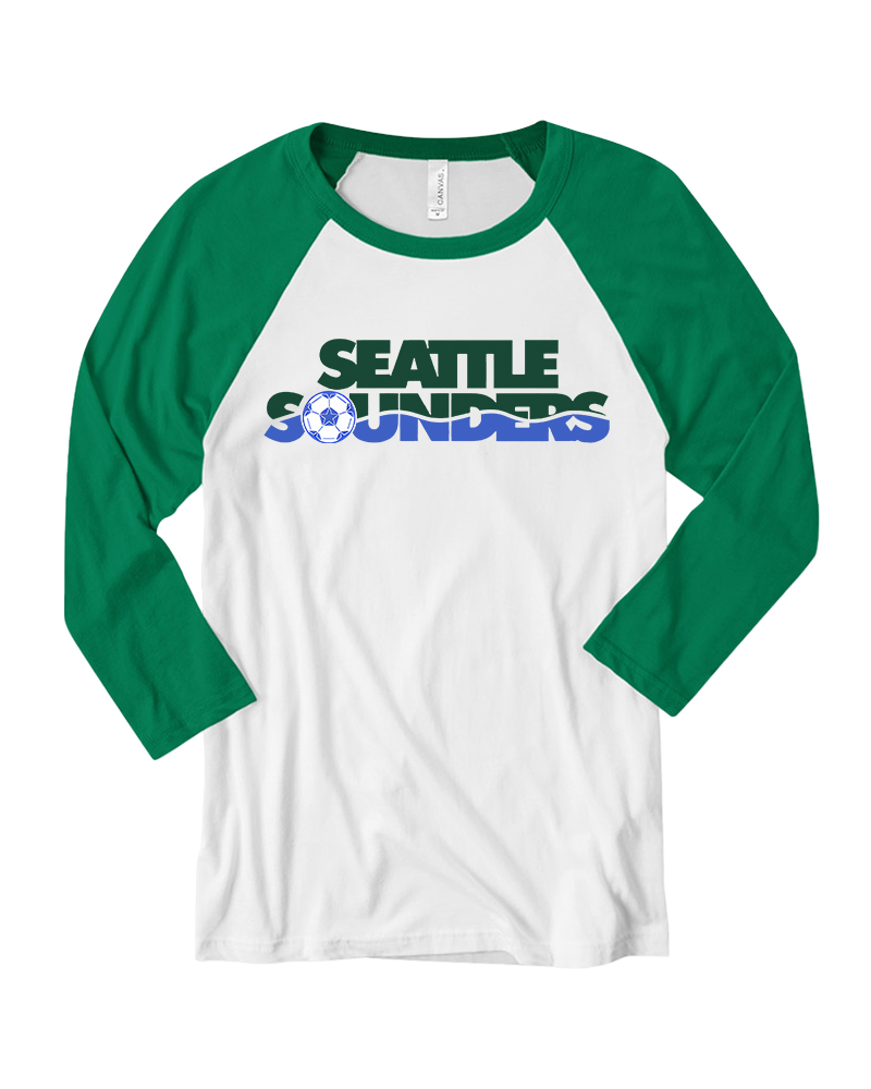 1974 Seattle Sounders Long Sleeve Raglan T-Shirt image 6