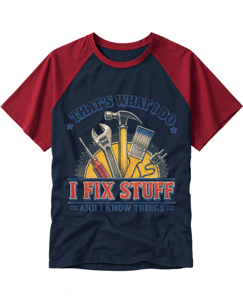That’s What I Do 1970s Raglan Baseball T-Shirt image 6