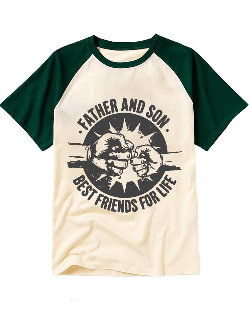 Best Friends For Life 1990s Raglan Baseball T-Shirt image 6