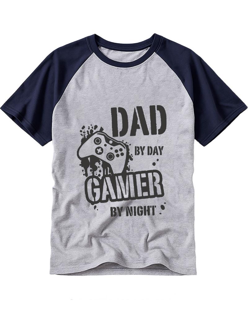 Gamer by Night 2000s Raglan Baseball T-Shirt image 6