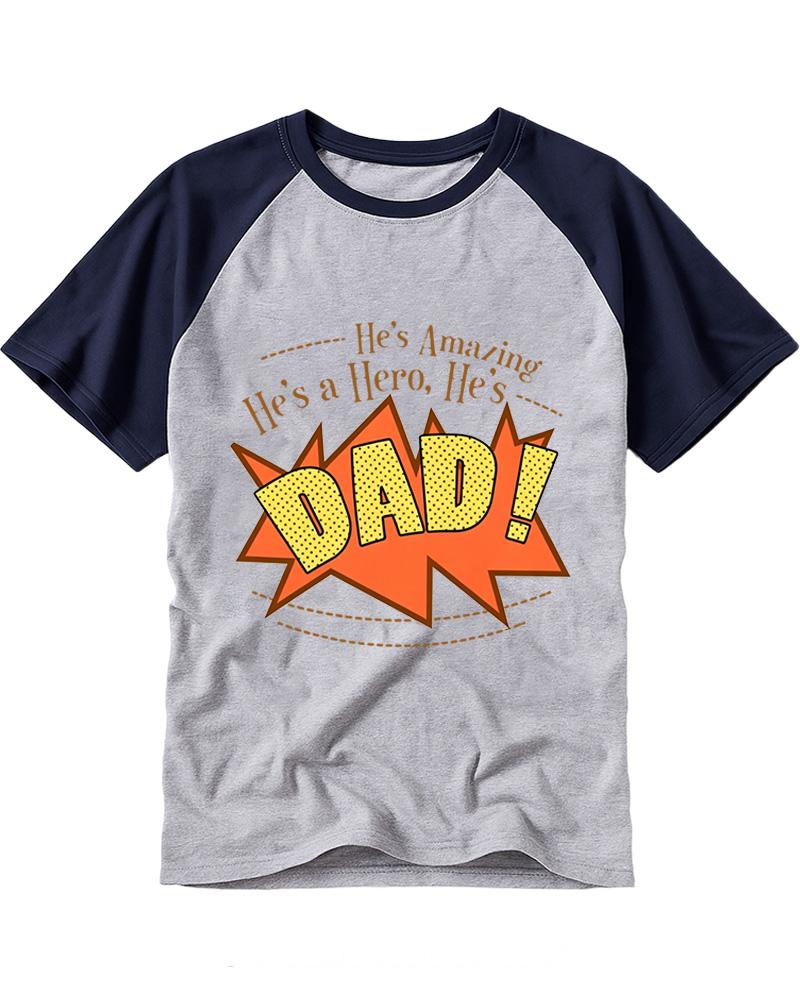 He’s Amazing 1960s Raglan Baseball T-Shirt image 6