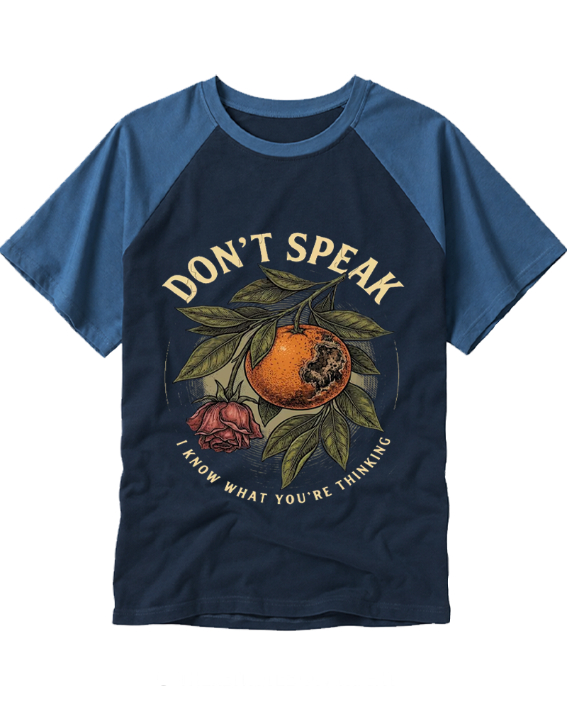 Don't Speak 1990s Raglan Baseball T-Shirt image 6