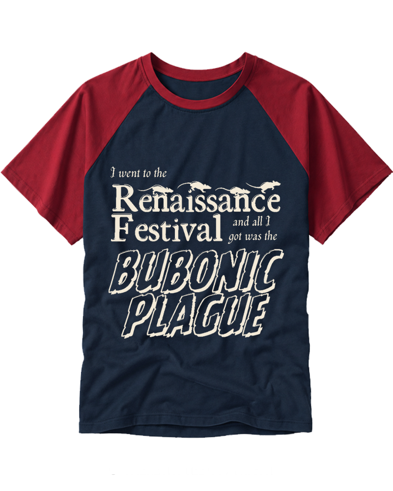 I Went To The Renaissance Festival 1960s Raglan Baseball T-Shirt image 6