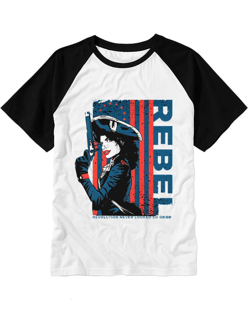 Rebel 1950s Raglan Baseball T-Shirt image 6