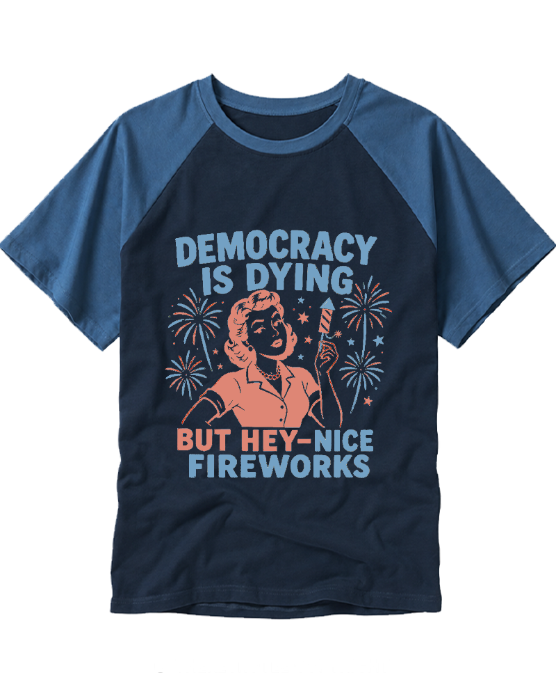 Sarcastic Patriotic 1776 Raglan Baseball T-Shirt image 6