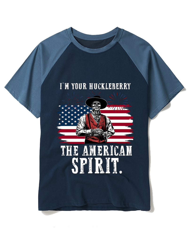 I'm Your Huckleberry 1990s Raglan Baseball T-Shirt image 6