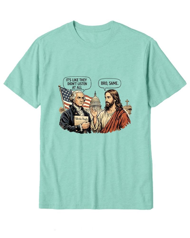 TheRetroTeeIt’s Like They Didn’T Listen At All Cotton T-Shirt image 6