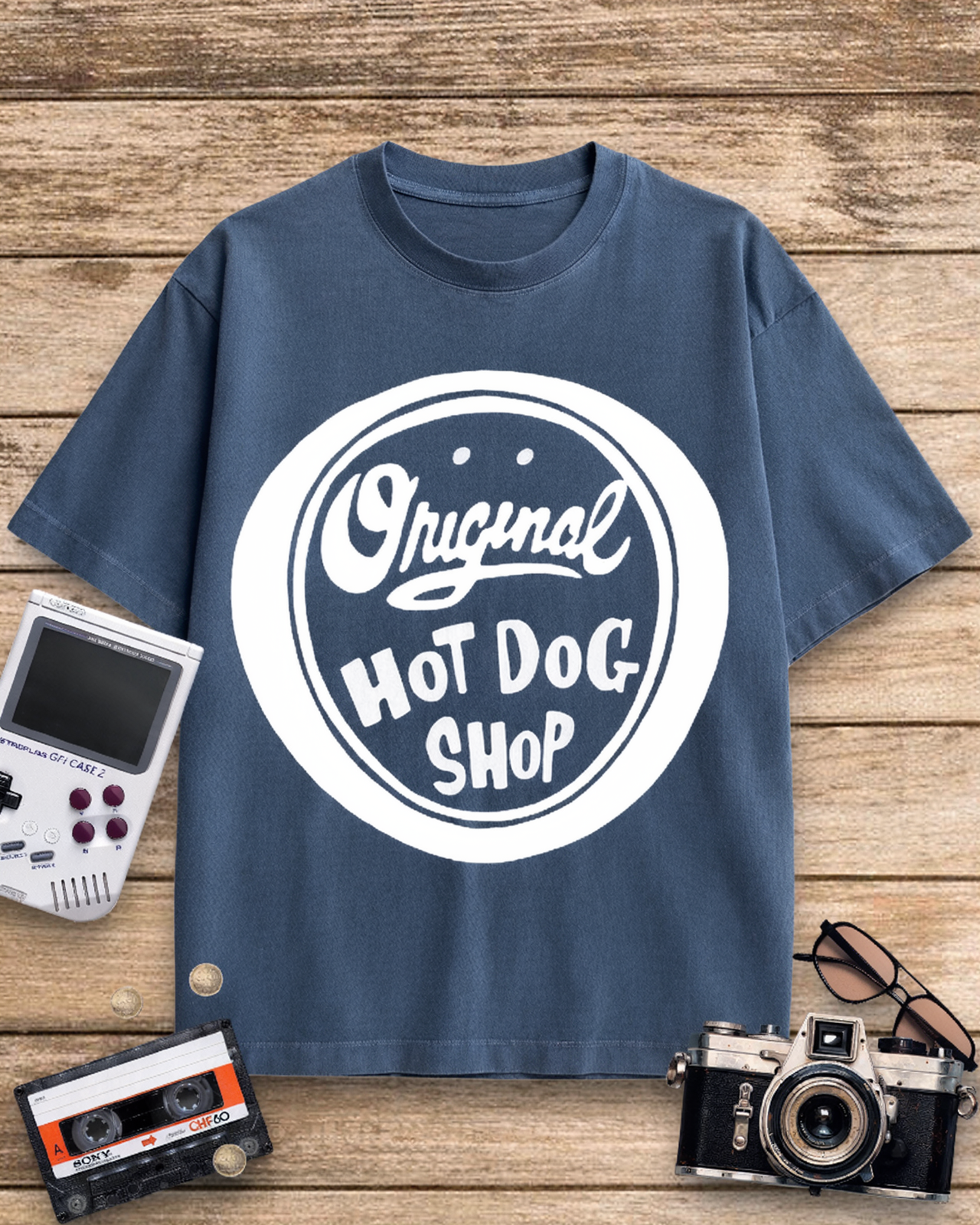 Original Hot Dog Shop 1950s Cotton T-Shirt image 12