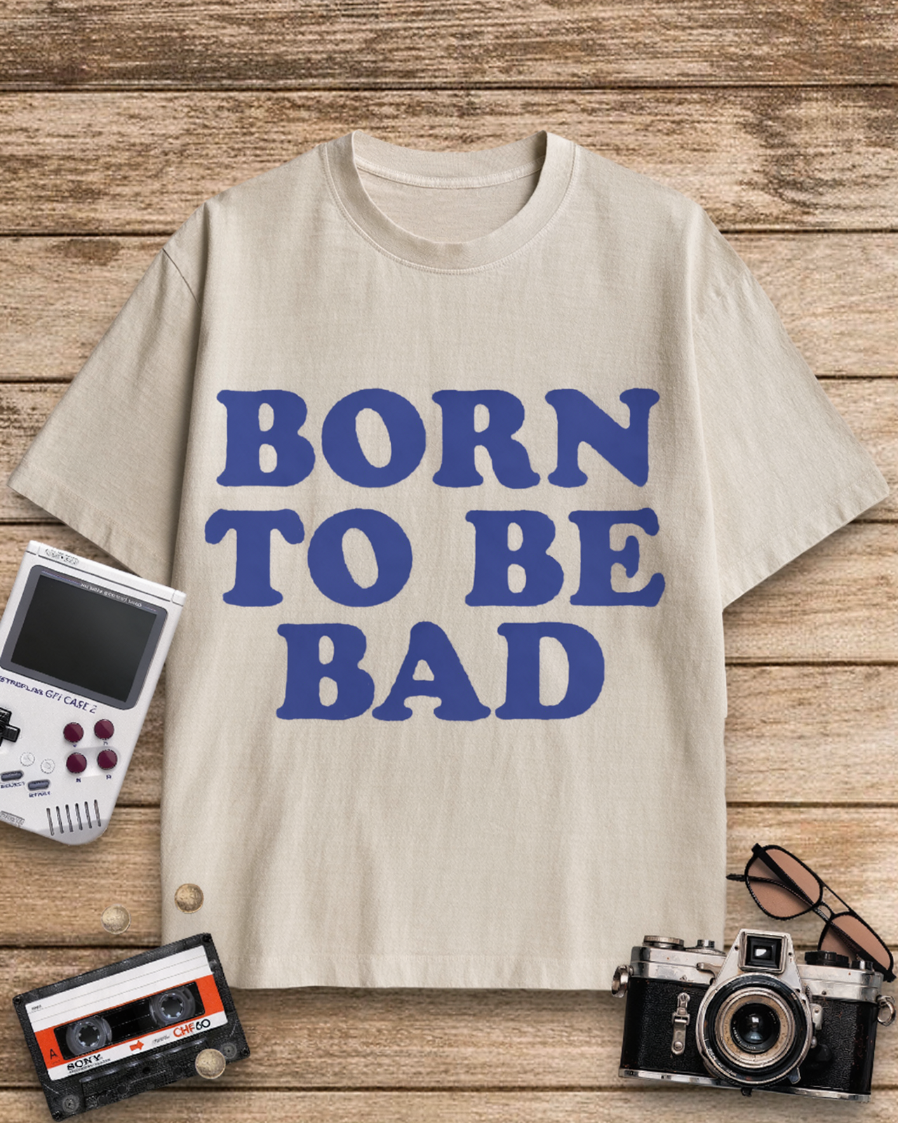 Born To Be Bad 1970s Cotton T-Shirt image 4