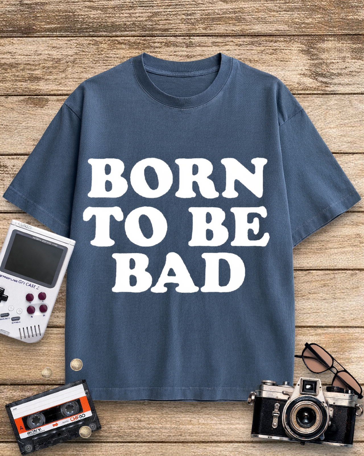 Born To Be Bad 1970s Cotton T-Shirt image 8