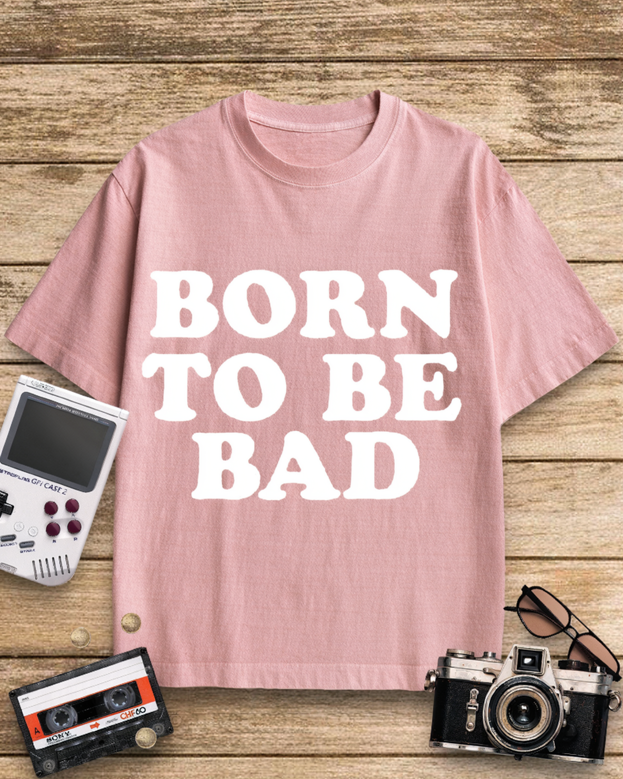 Born To Be Bad 1970s Cotton T-Shirt image 9