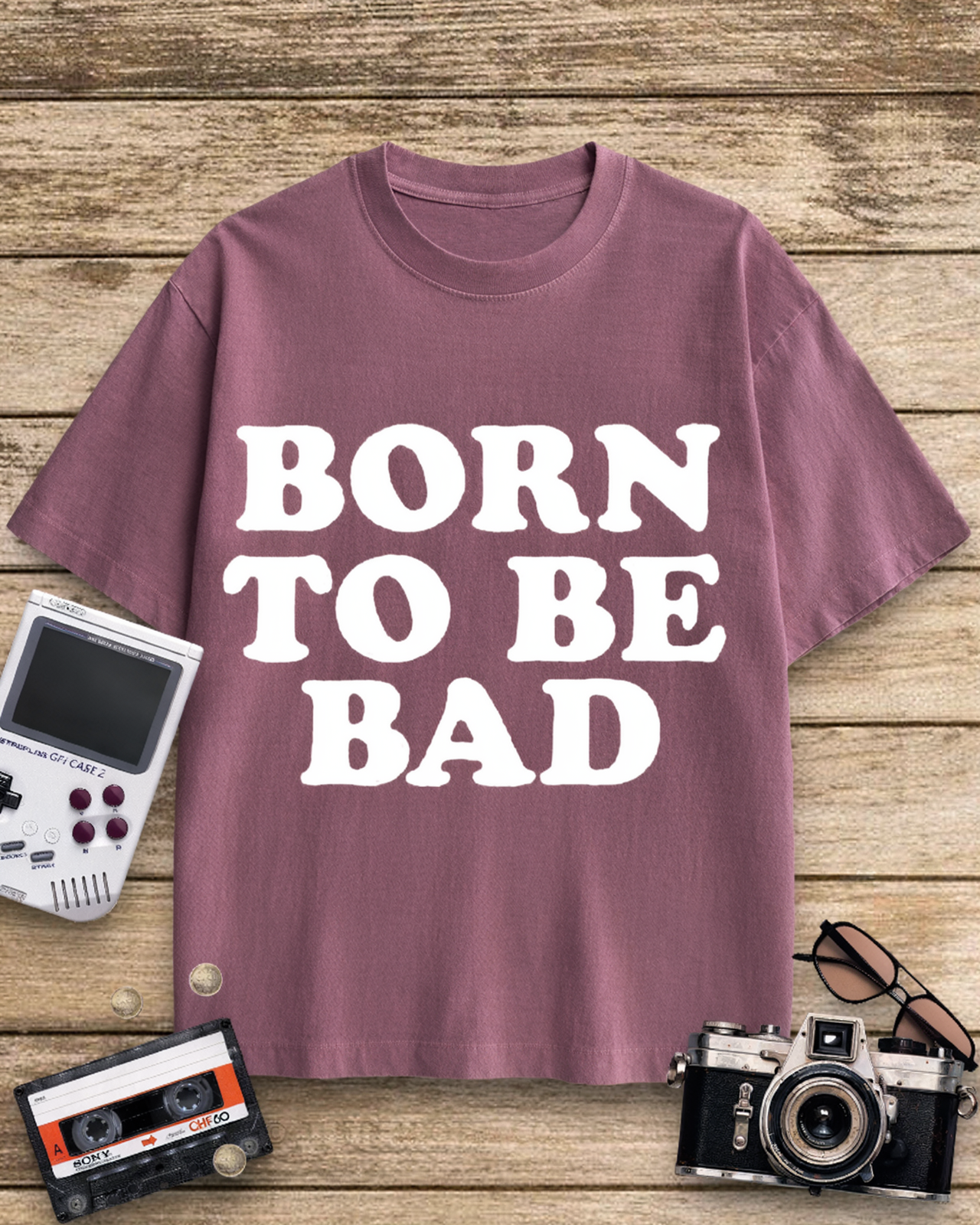 Born To Be Bad 1970s Cotton T-Shirt image 10