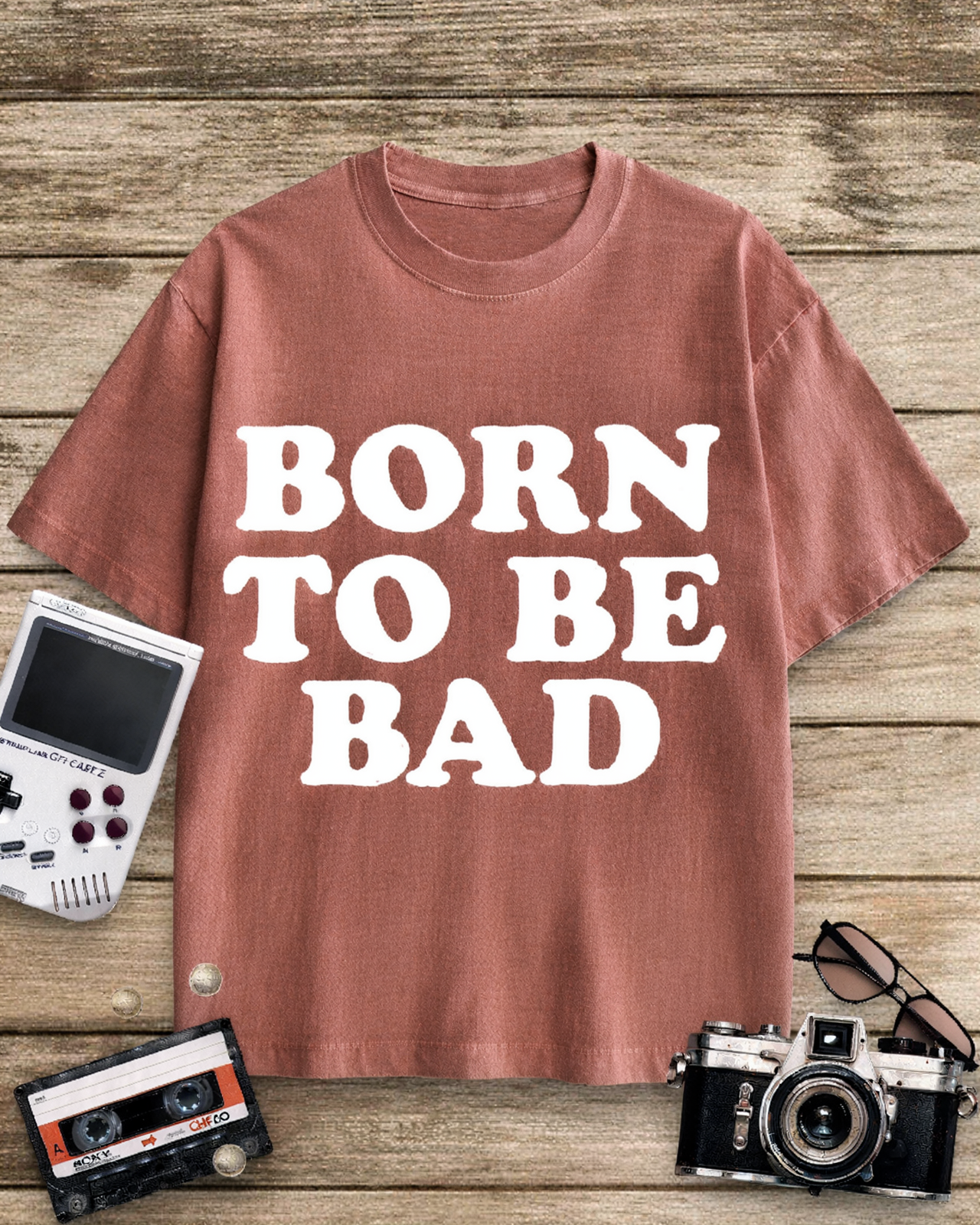 Born To Be Bad 1970s Cotton T-Shirt image 11