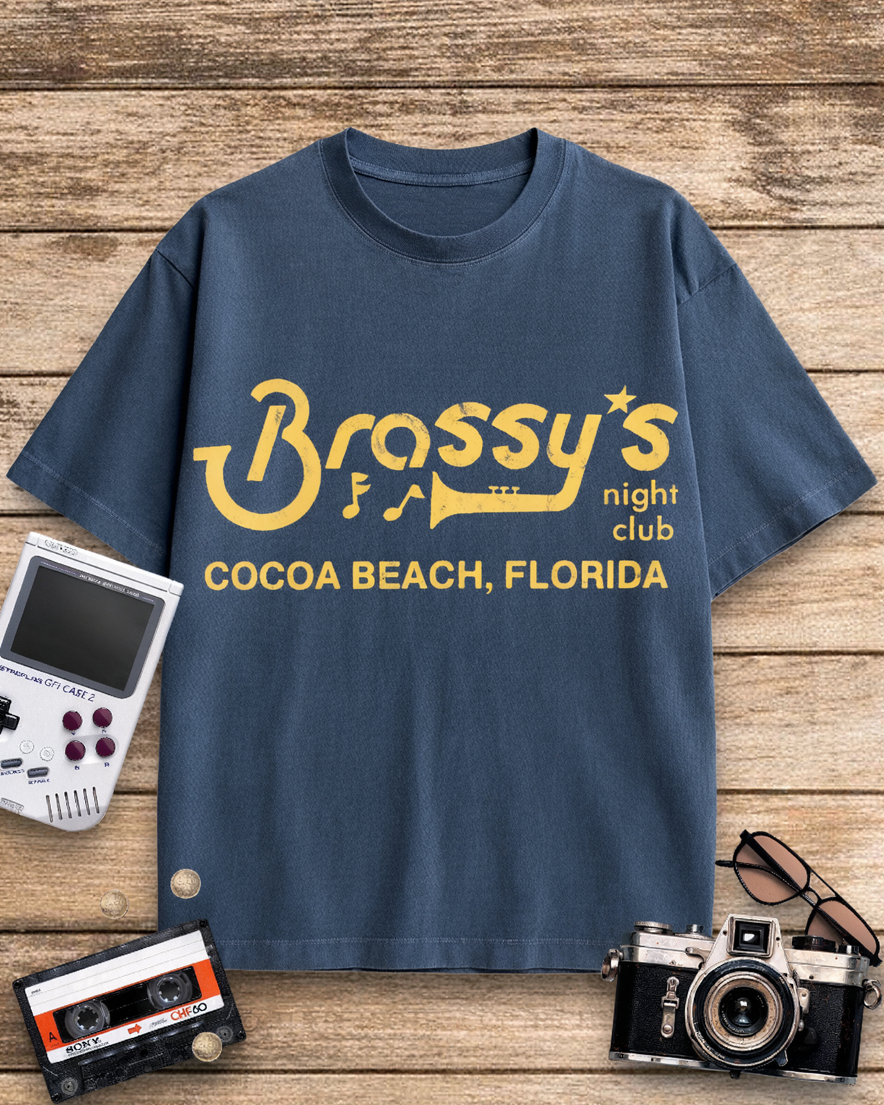 Brassy's Night Club 1980s Cotton T-Shirt image 2