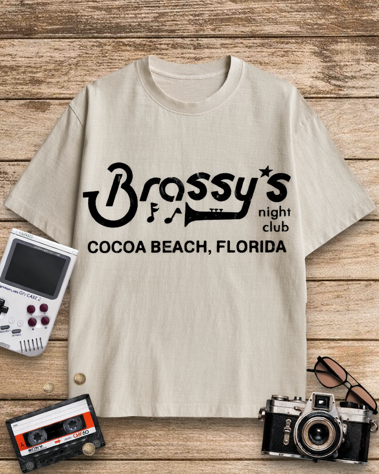 Brassy's Night Club 1980s Cotton T-Shirt image 6
