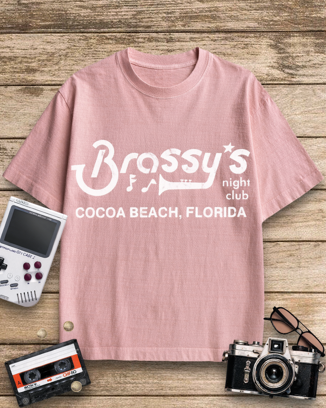 Brassy's Night Club 1980s Cotton T-Shirt image 10