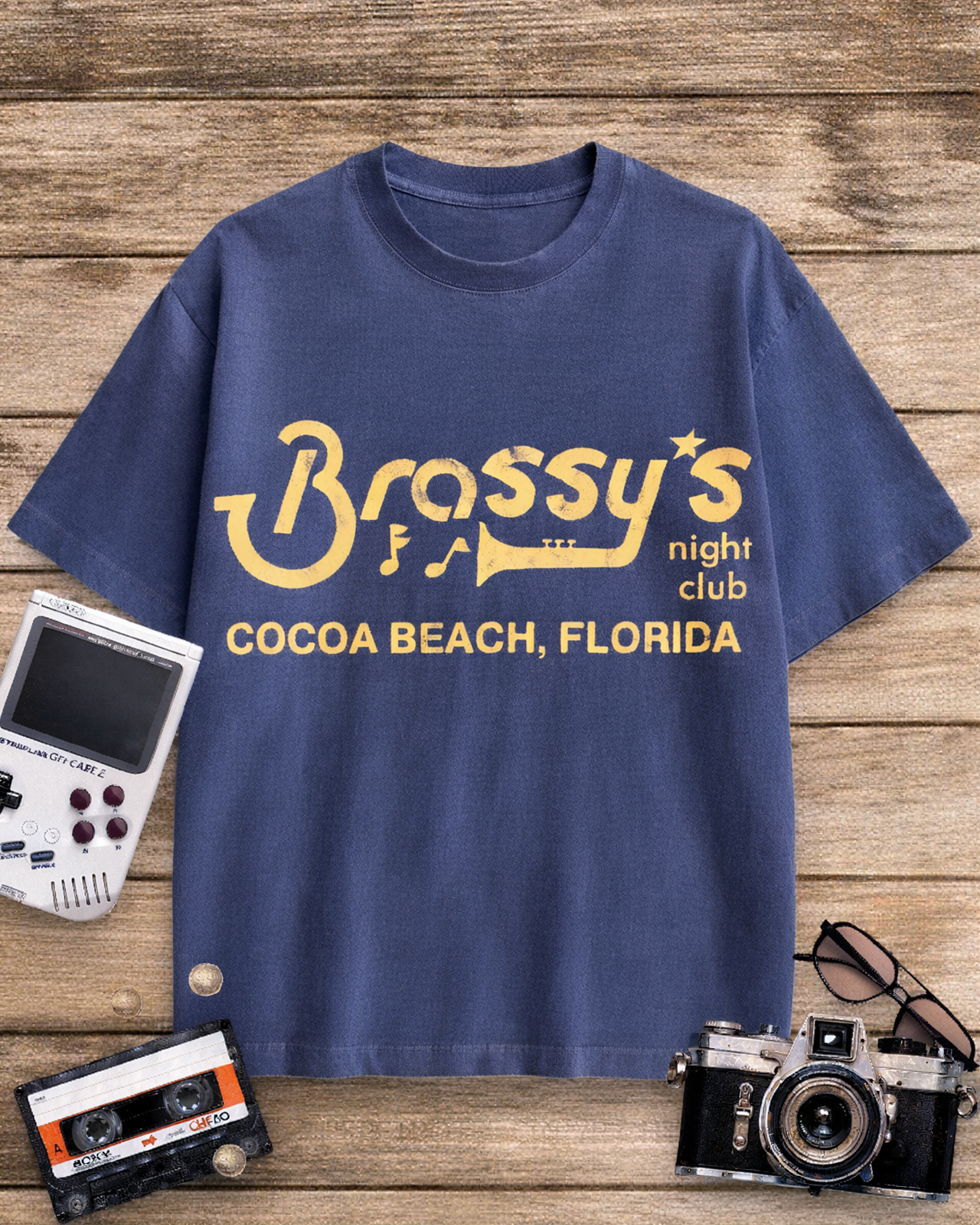 Brassy's Night Club 1980s Cotton T-Shirt image 11