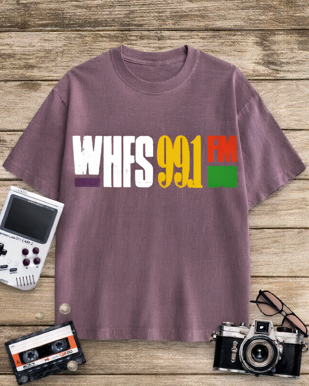 WHFS 1980s Cotton T-Shirt image 4