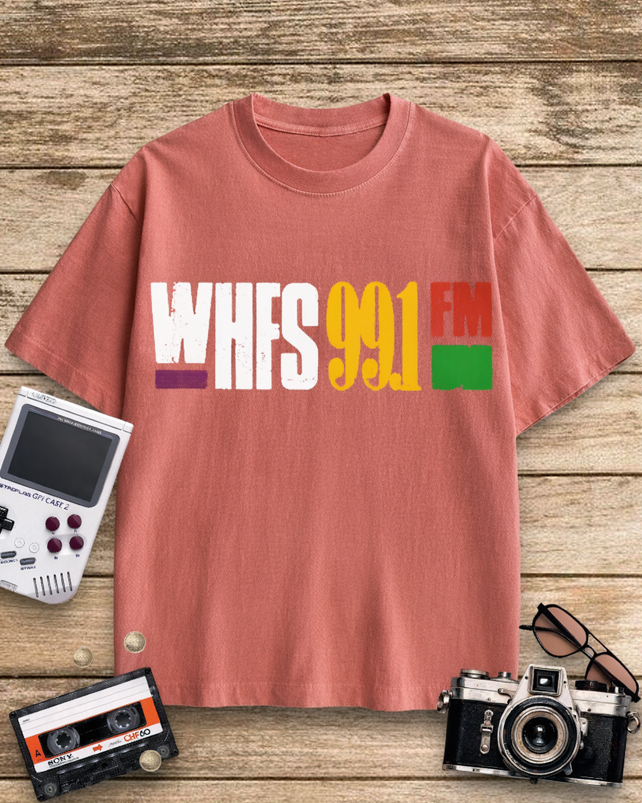 WHFS 1980s Cotton T-Shirt image 10