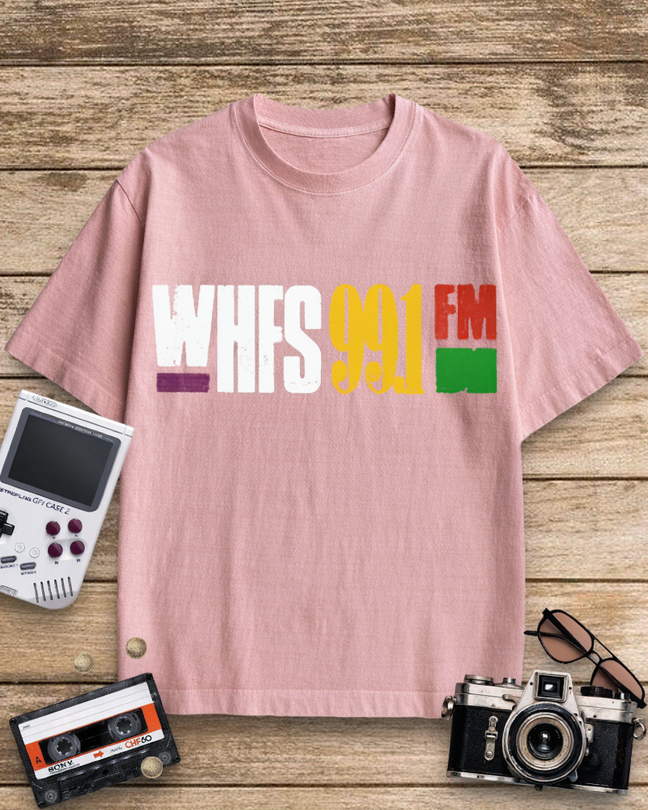 WHFS 1980s Cotton T-Shirt image 11