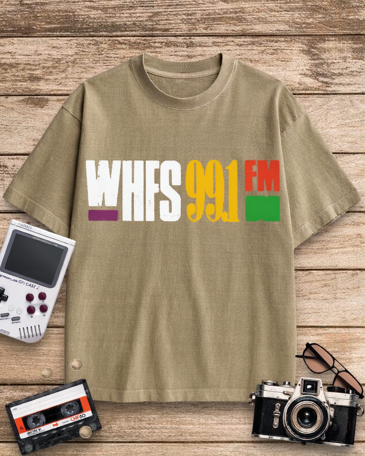 WHFS 1980s Cotton T-Shirt image 13
