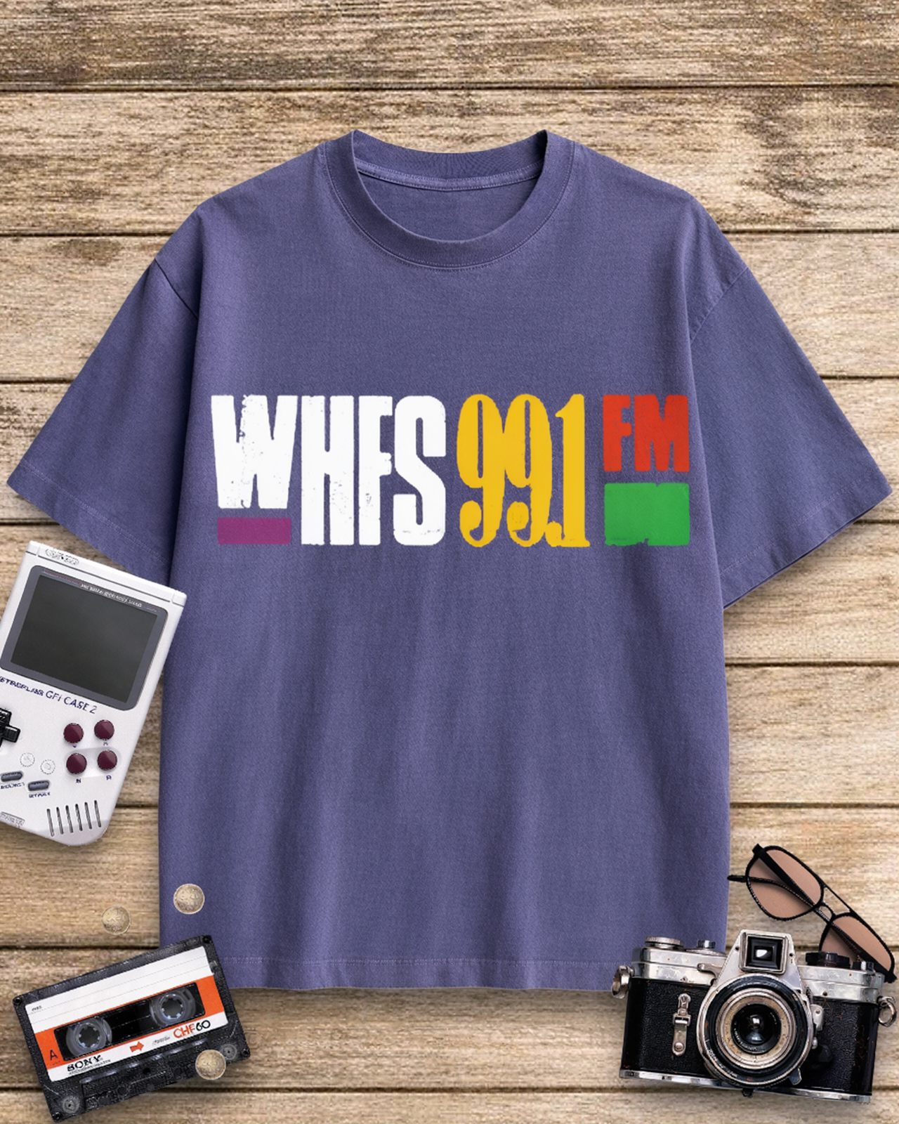 WHFS 1980s Cotton T-Shirt image 14