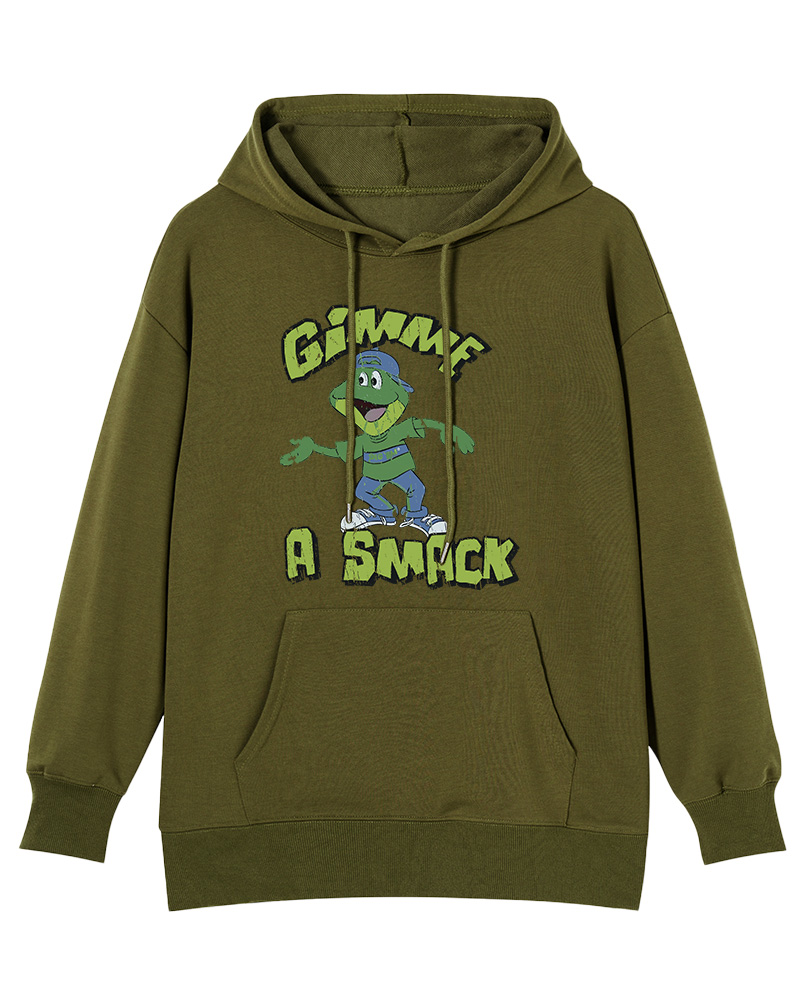 Gimme A Smack 1970s Cotton Hoodie image 7