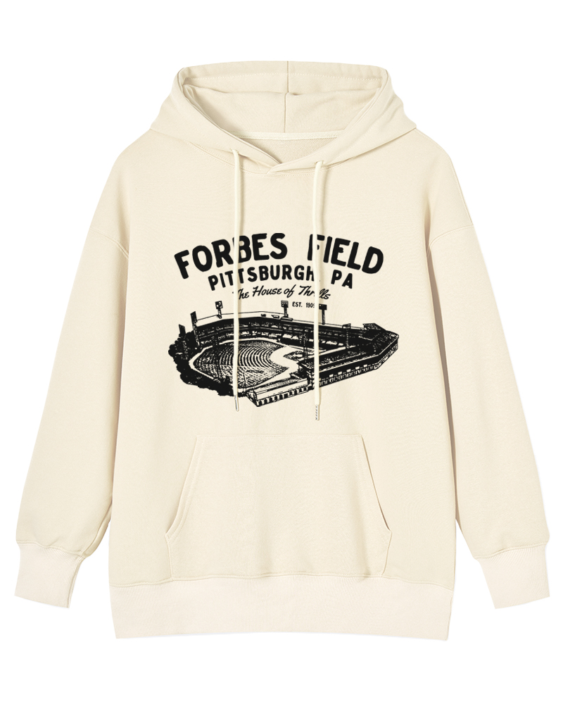 Forbes Field was the home of the Pittsburgh Pirates Cotton Hoodie image 7