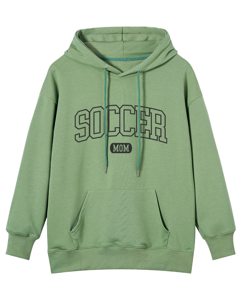 Custom Soccer Mom Cotton Hoodie image 7