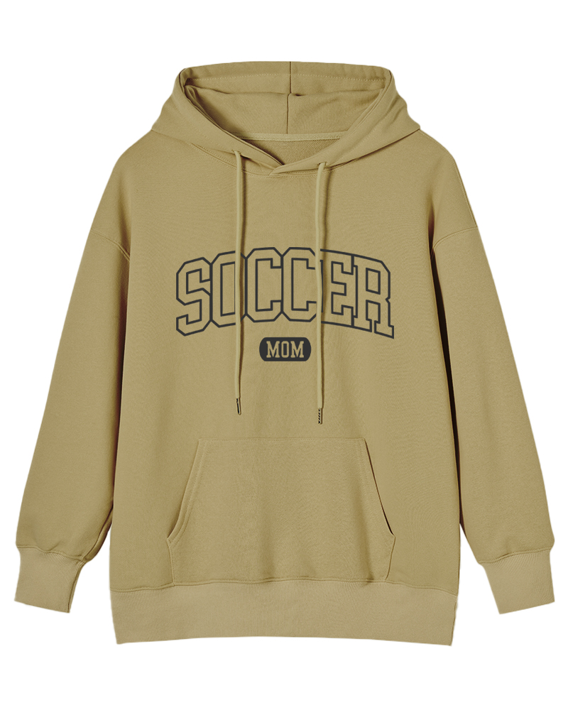 Custom Soccer Mom Cotton Hoodie image 8