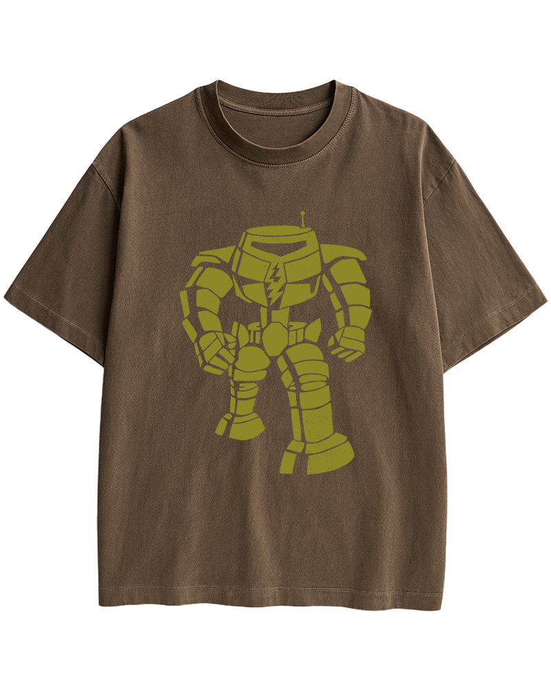 2000s Sci-Fi Robot Cotton T-Shirt image 8