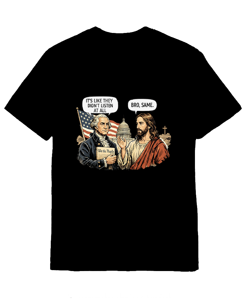 TheRetroTeeIt’s Like They Didn’T Listen At All Cotton T-Shirt image 8
