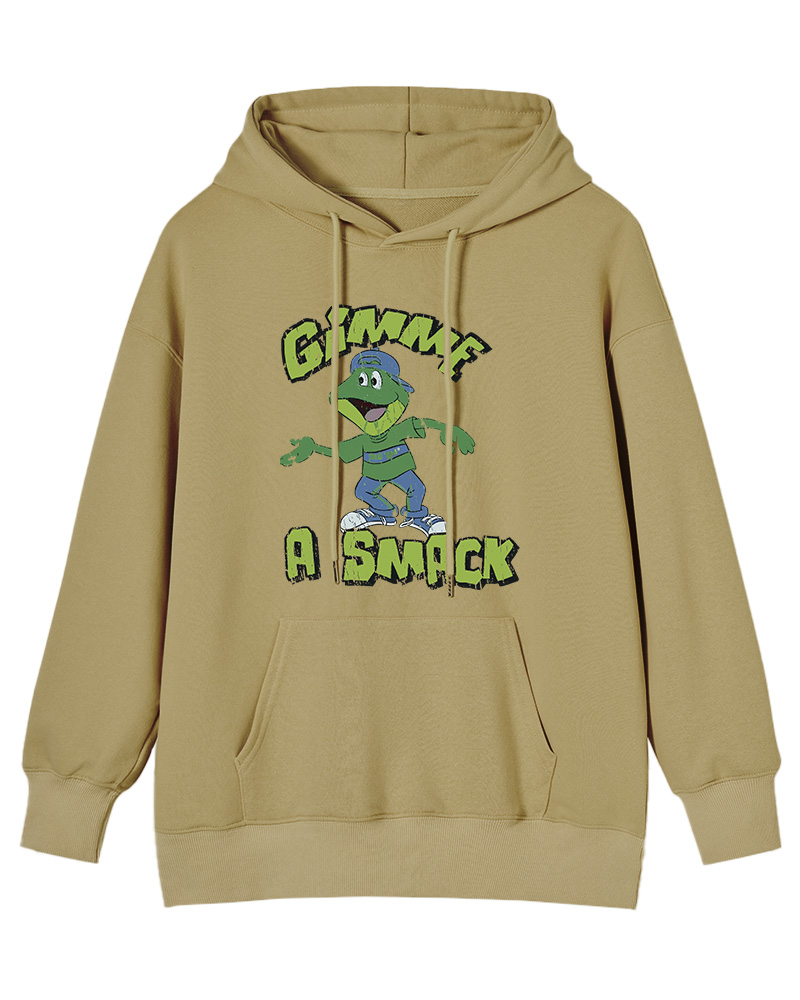Gimme A Smack 1970s Cotton Hoodie image 8