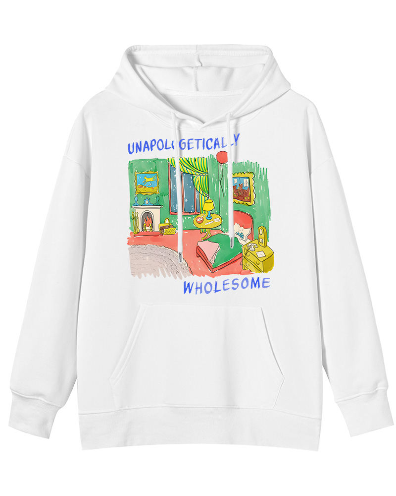 Wholesome Meme Cotton Hoodie image 8