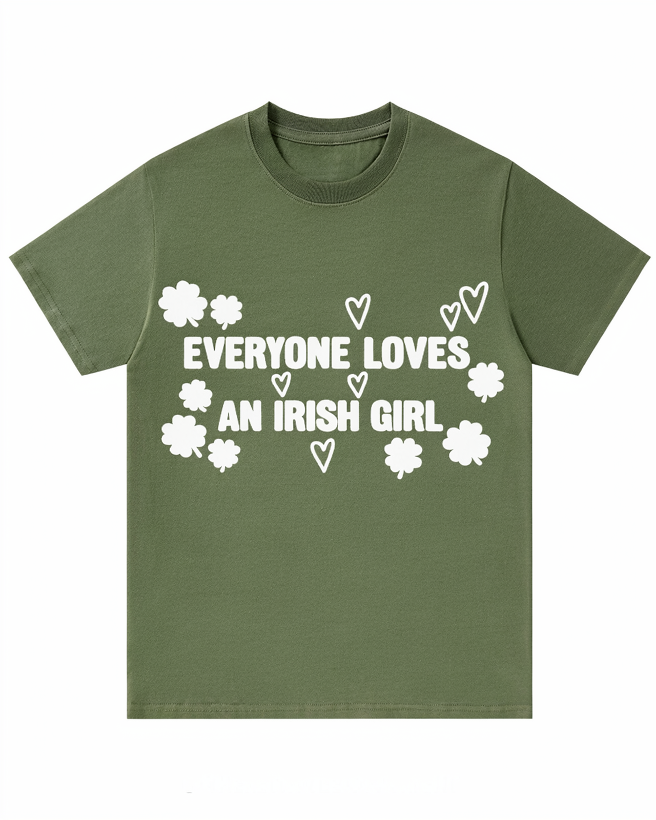 Everyone Loves an Irish Girl St. Patrick's Day T-Shirt image 2