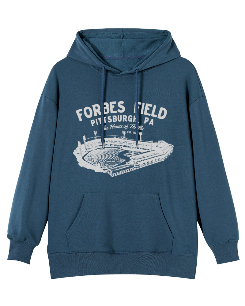 Forbes Field was the home of the Pittsburgh Pirates Cotton Hoodie image 9