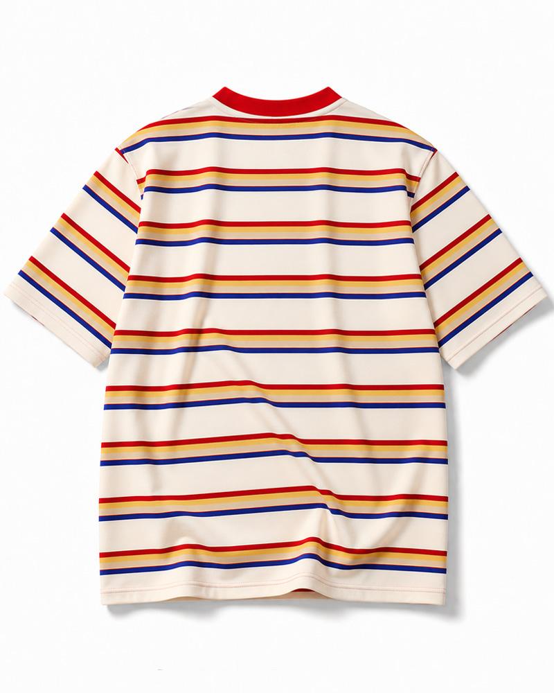 Good Times 1970s Eco Oversized Striped Ringer T-Shirt image 13