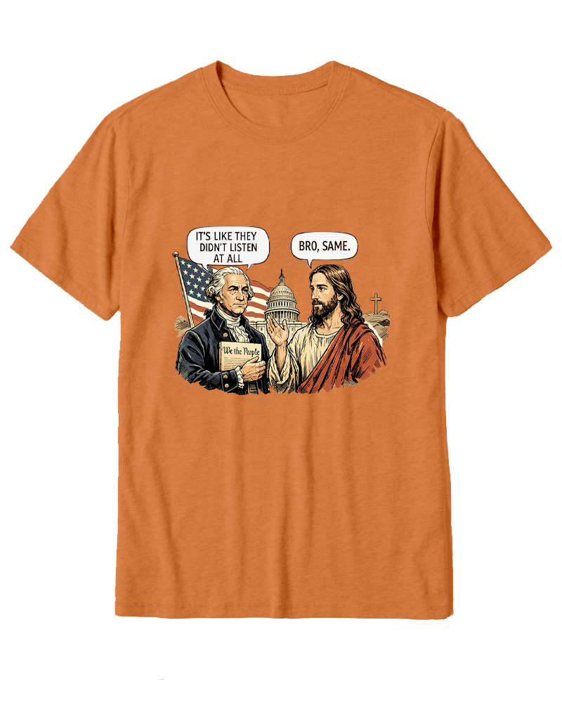 TheRetroTeeIt’s Like They Didn’T Listen At All Cotton T-Shirt image 9