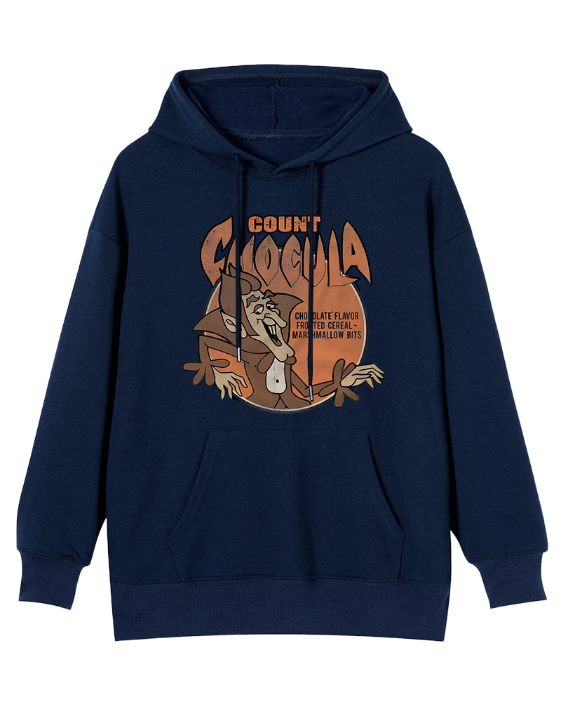 Chocolate Cereal Count 1980s Nostalgic Cotton Hoodie image 9