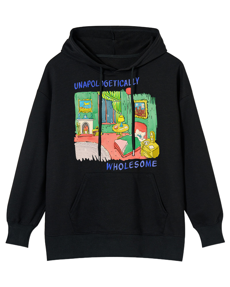 Wholesome Meme Cotton Hoodie image 9