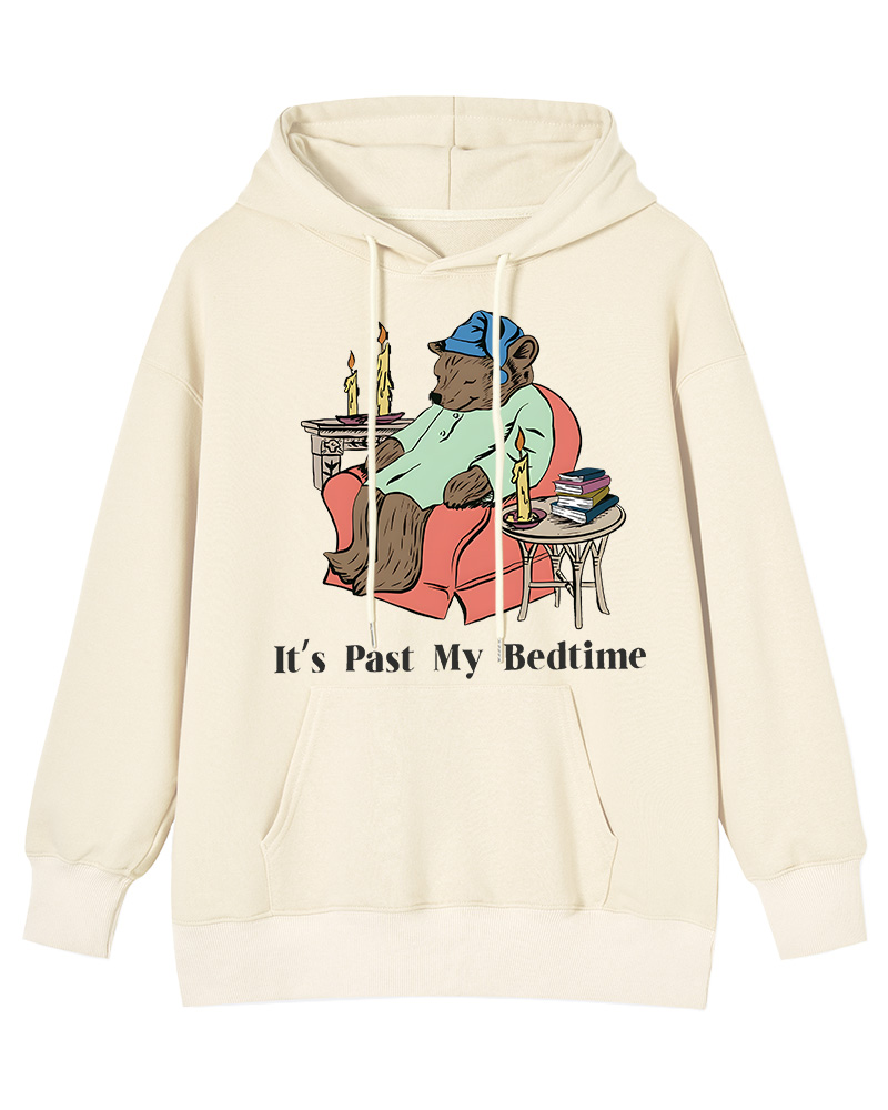 It's Past My Bedtime Cotton Hoodie image 9