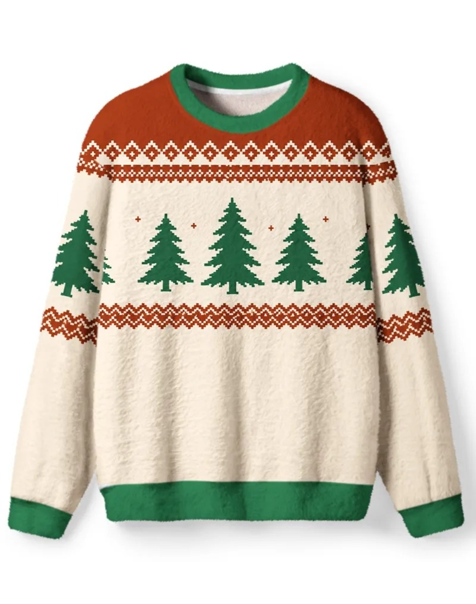 TheRetroTee Christmas Pine Tree Sweater