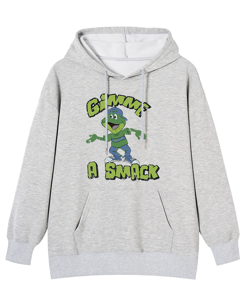 Gimme A Smack 1970s Cotton Hoodie image 10