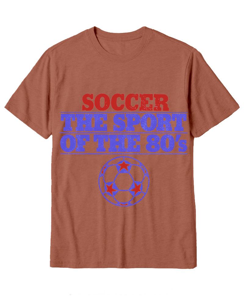 Soccer the Sport of the 80s Cotton T-Shirt image 11
