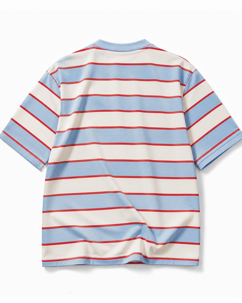 Good Times 1970s Eco Oversized Striped Ringer T-Shirt image 5