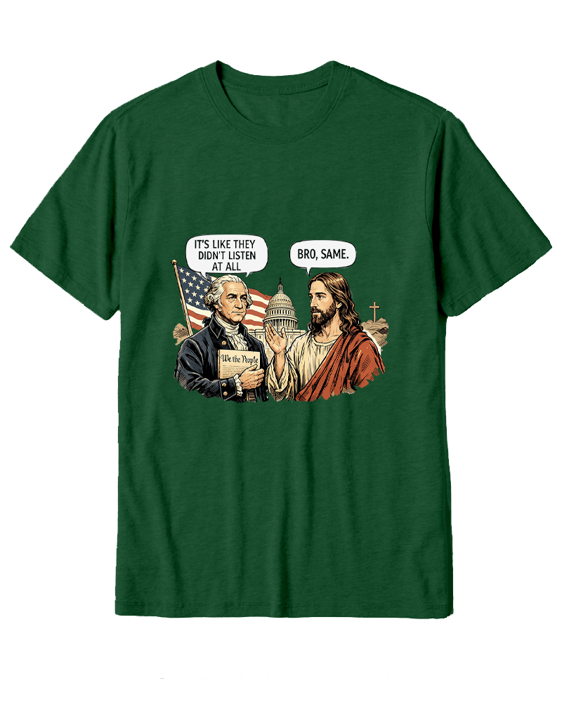 TheRetroTeeIt’s Like They Didn’T Listen At All Cotton T-Shirt image 11