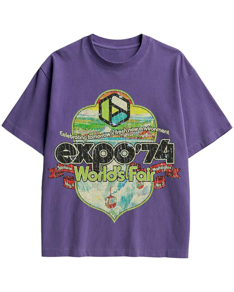 Expo '74 World's Fair Crest Cotton T-Shirt image 11