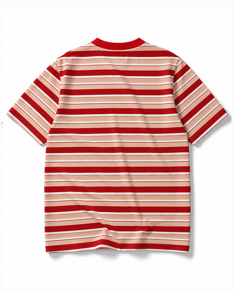 Good Times 1970s Eco Oversized Striped Ringer T-Shirt image 2