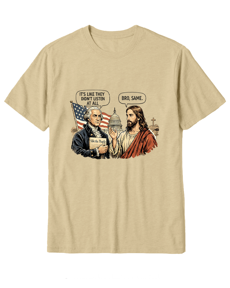 TheRetroTeeIt’s Like They Didn’T Listen At All Cotton T-Shirt image 13